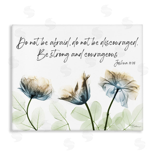 stupell industries Albert Koetsier | Strong and Courageous Floral Wall Art