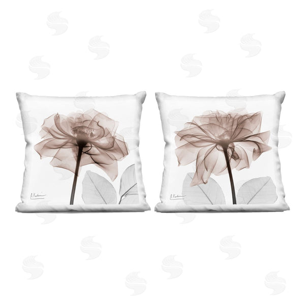 stupell industries Albert Koetsier | Translucent Rose Blossoms Printed Throw Pillow Set