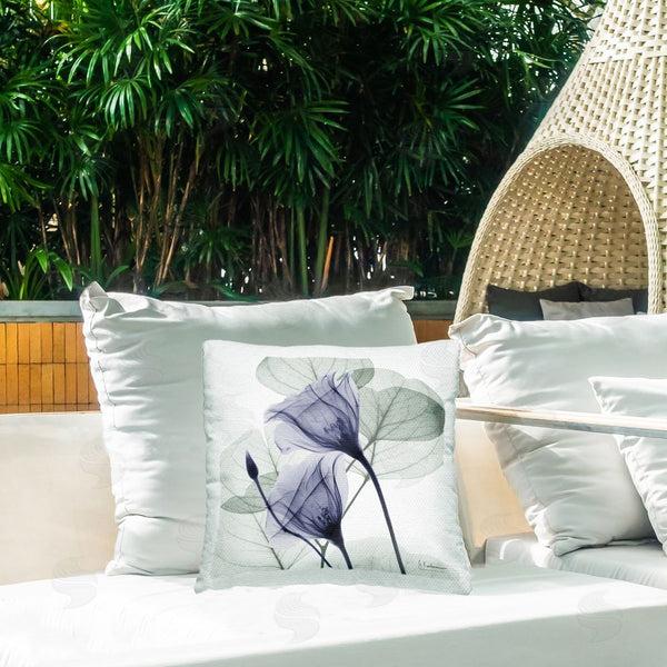 Stupell Industries Albert Koetsier | Transparent Tulips Over Herbs Printed Throw Pillow