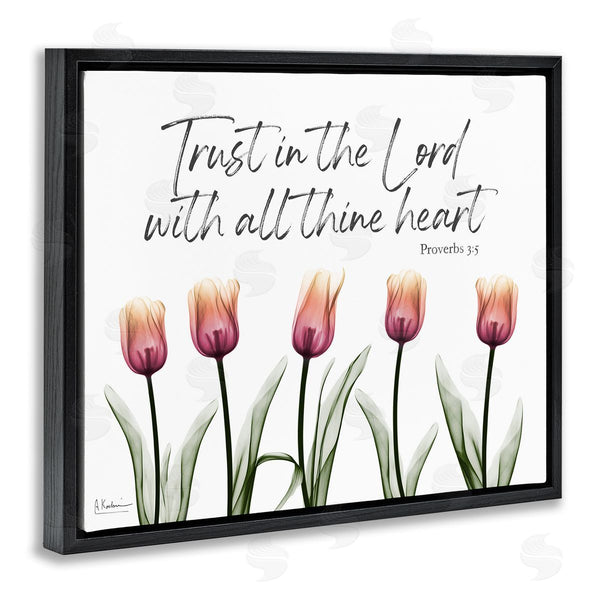 Stupell Industries Albert Koetsier | Trust The Lord Tulips Wall Art