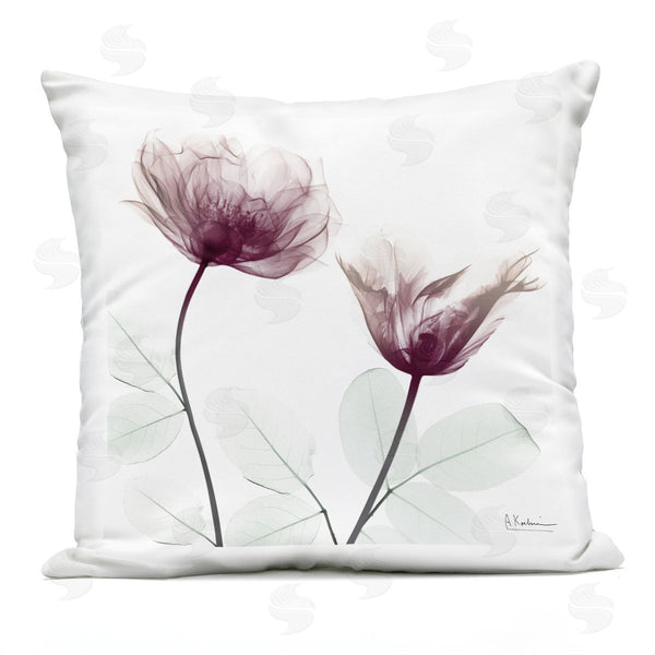 Stupell Industries Albert Koetsier | Two Mauve Blooms Printed Throw Pillow