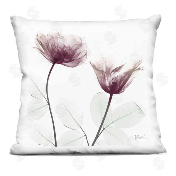 stupell industries Albert Koetsier | Two Mauve Blooms Printed Throw Pillow