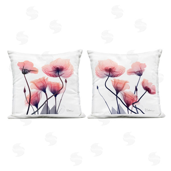 Stupell Industries Albert Koetsier | Various Faded Pink Flowers Printed Throw Pillow Set