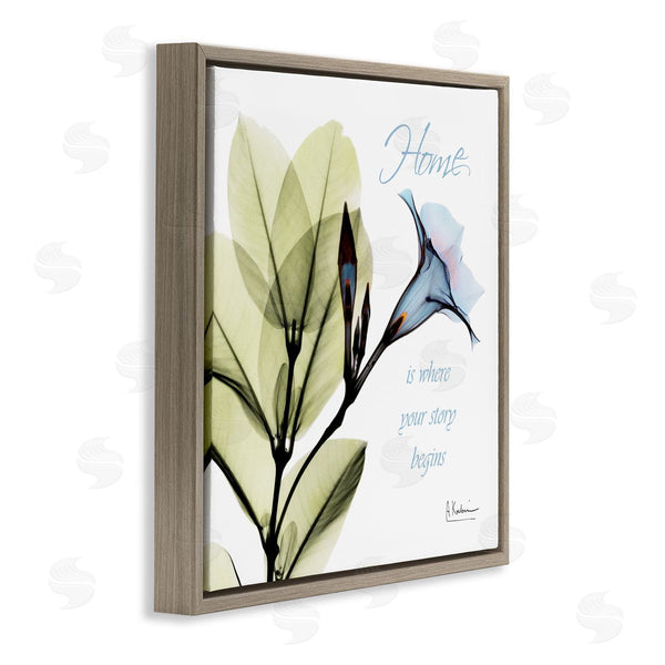 Stupell Industries Albert Koetsier | Your Story Begins Blue Floral