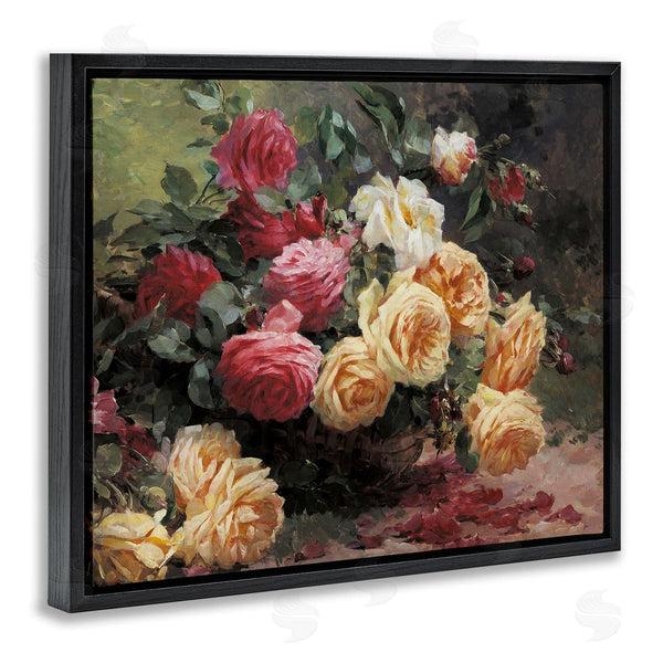 Stupell Industries Albert-Tibulle Furcy De Lavault | Vintages Roses Still Life