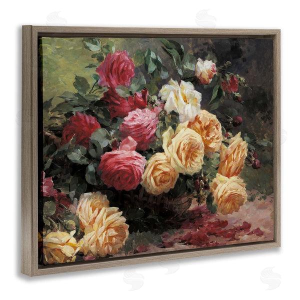 Stupell Industries Albert-Tibulle Furcy De Lavault | Vintages Roses Still Life