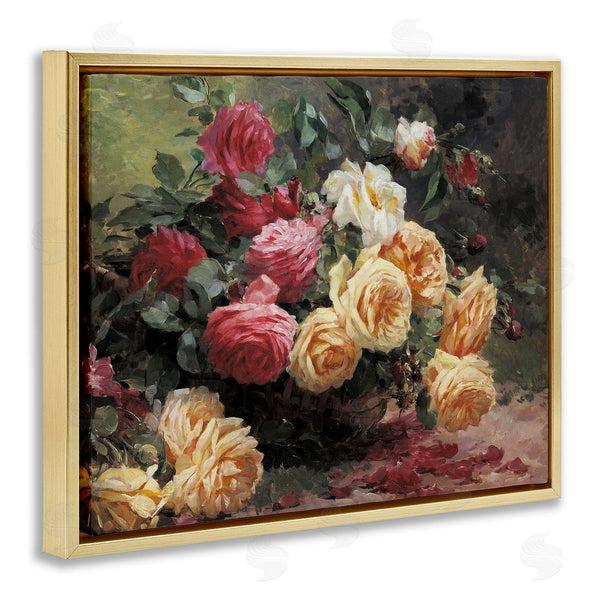 Stupell Industries Albert-Tibulle Furcy De Lavault | Vintages Roses Still Life