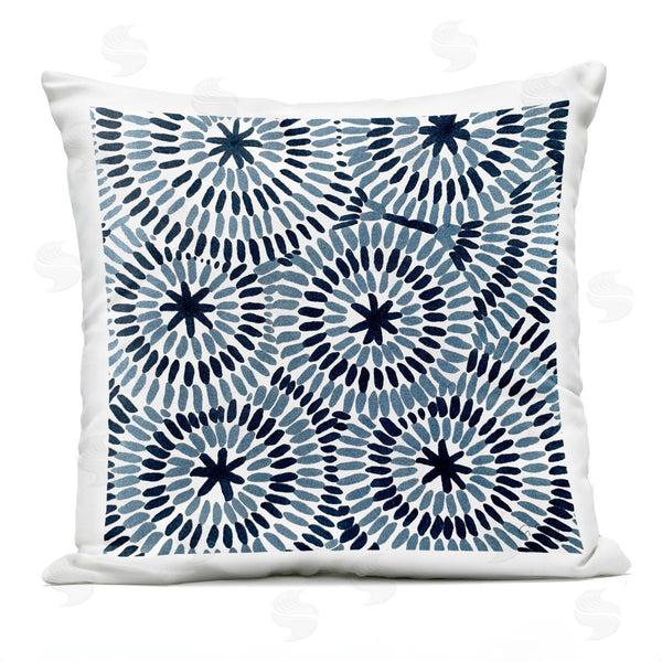 Stupell Industries Ale Saiz Studio | Geometric Circles Layered Abstract Pattern Printed Throw Pillow