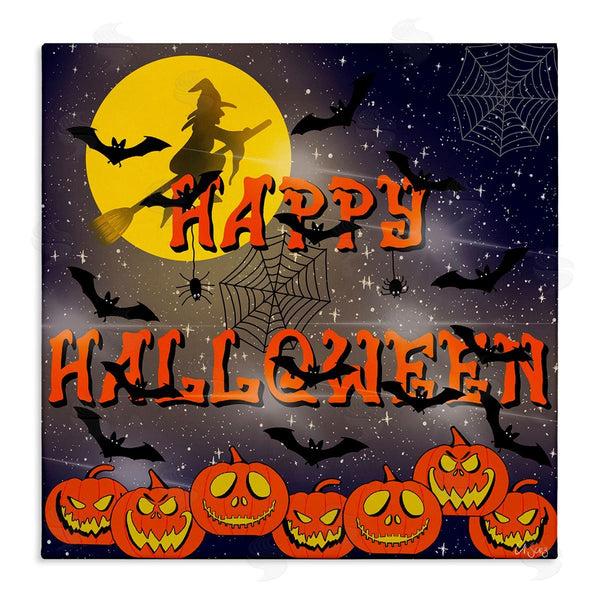 Stupell Industries Ale Saiz Studio | Halloween Witch Scene Wall Art