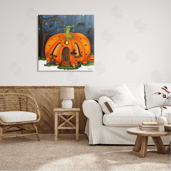Stupell Industries Ale Saiz Studio | Pumpkin House In Woods Wall Art