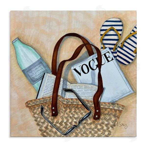 stupell industries Ale Saiz Studio | Summer Beach Bag Wall Art