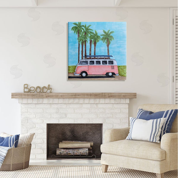 Stupell Industries Ale Saiz Studio | Tropical Vacation Minibus Wall Art