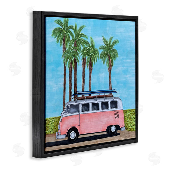 Stupell Industries Ale Saiz Studio | Tropical Vacation Minibus Wall Art