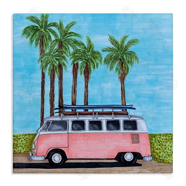 stupell industries Ale Saiz Studio | Tropical Vacation Minibus Wall Art