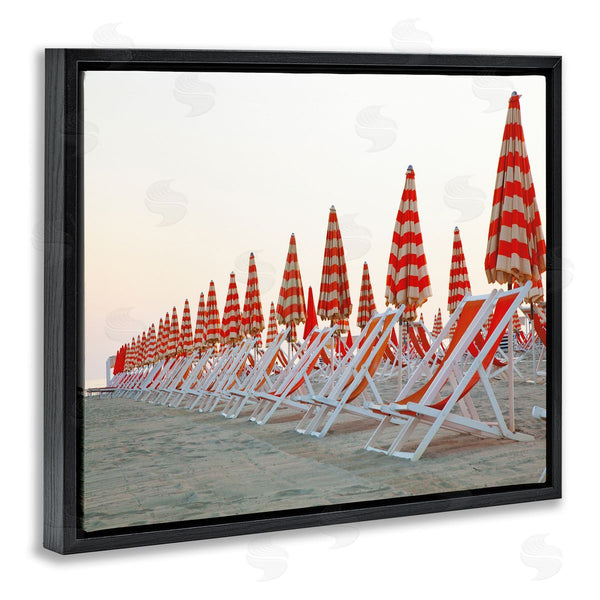 Stupell Industries Aledanda | Beach Chairs And Umbrellas
