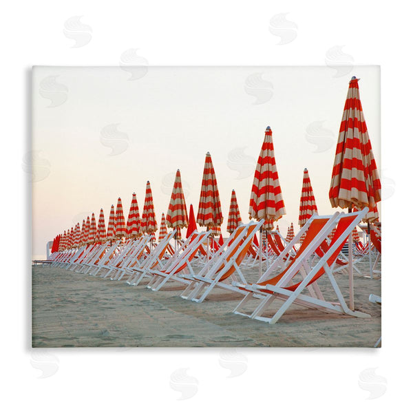 Stupell Industries Aledanda | Beach Chairs And Umbrellas