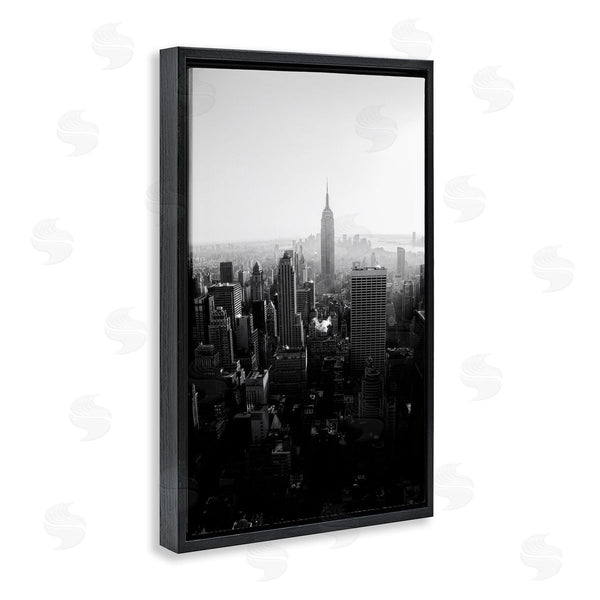 Stupell Industries Aledanda | Empire Building In Monochrome