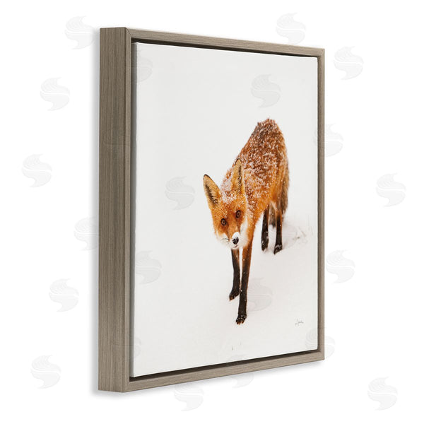 Stupell Industries Aledanda | Fox Stepping Snowy Landscape Wall Art