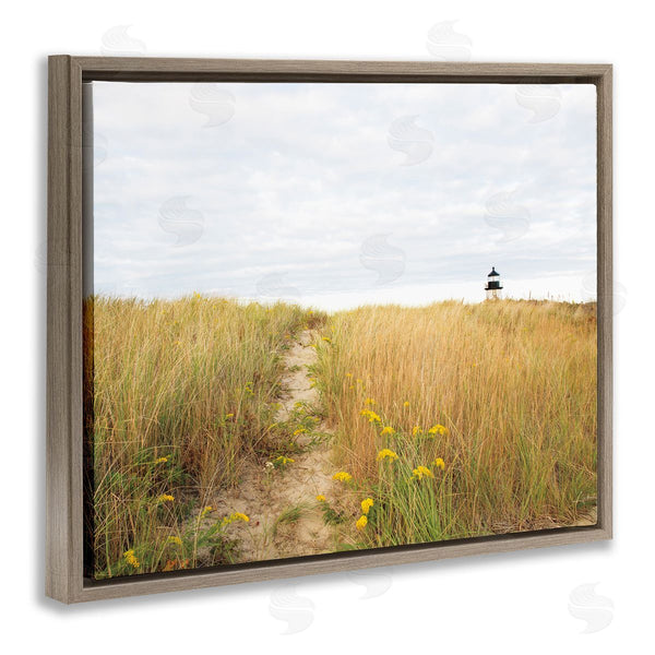 Stupell Industries Aledanda | Lighthouse Grassland Scenery Wall Art