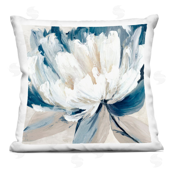 stupell industries Alex Black | Abstract Curving Petals Printed Throw Pillow
