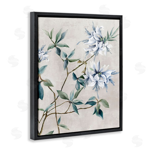 Stupell Industries Alex Black | Clusters Of White Flowers