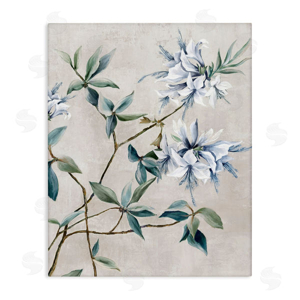 stupell industries Alex Black | Clusters of White Flowers