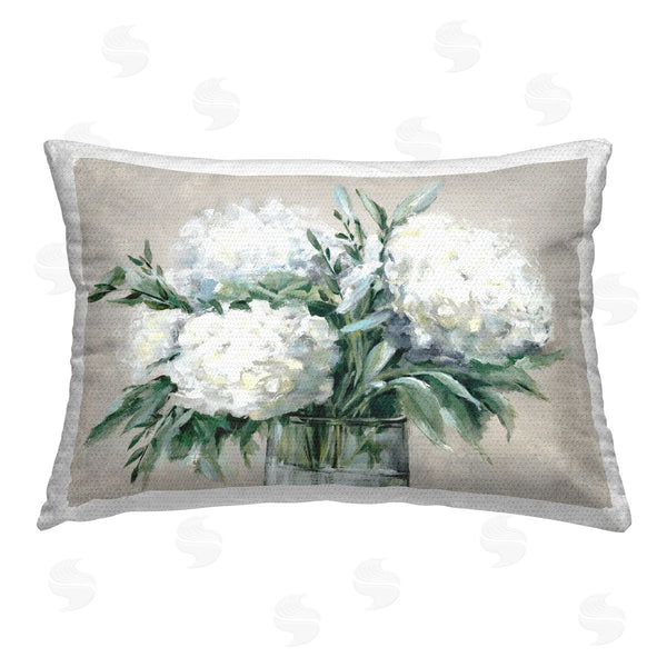 Stupell Industries Alex Black | Full Hydrangeas In White