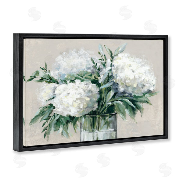 Stupell Industries Alex Black | Full Hydrangeas In White Wall Art