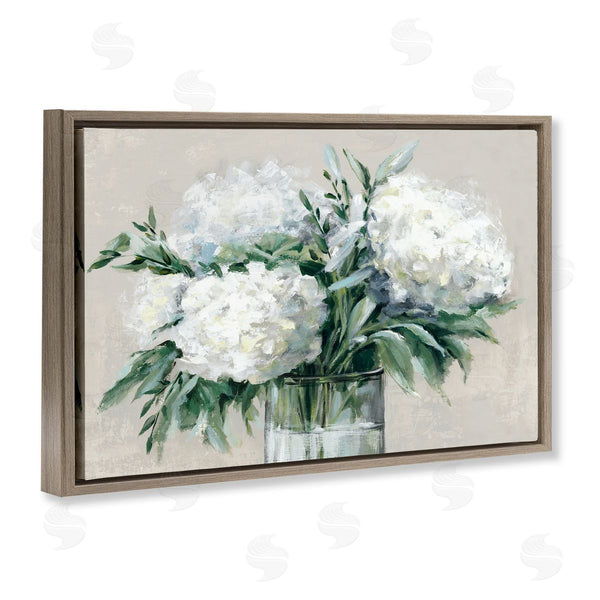 Stupell Industries Alex Black | Full Hydrangeas In White Wall Art