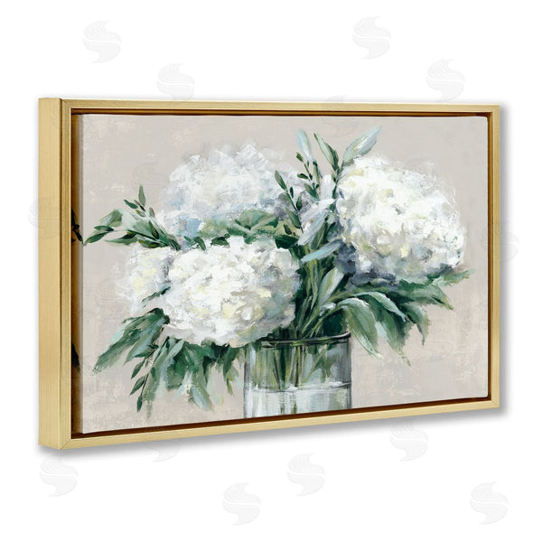 Stupell Industries Alex Black | Full Hydrangeas In White Wall Art