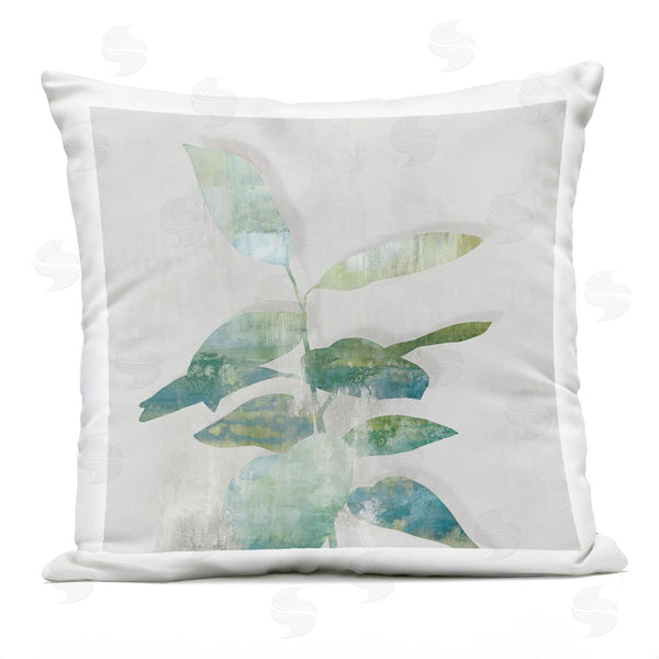 Stupell Industries Alex Black | Minimal Bloom Leaves Printed Throw Pillow