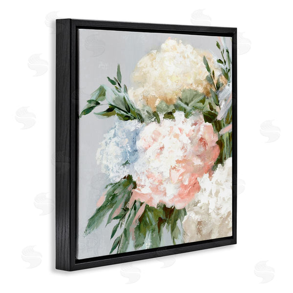 Stupell Industries Alex Black | Pastel Hydrangea Blossoms Wall Art