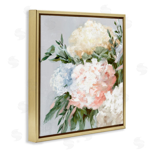 Stupell Industries Alex Black | Pastel Hydrangea Blossoms Wall Art