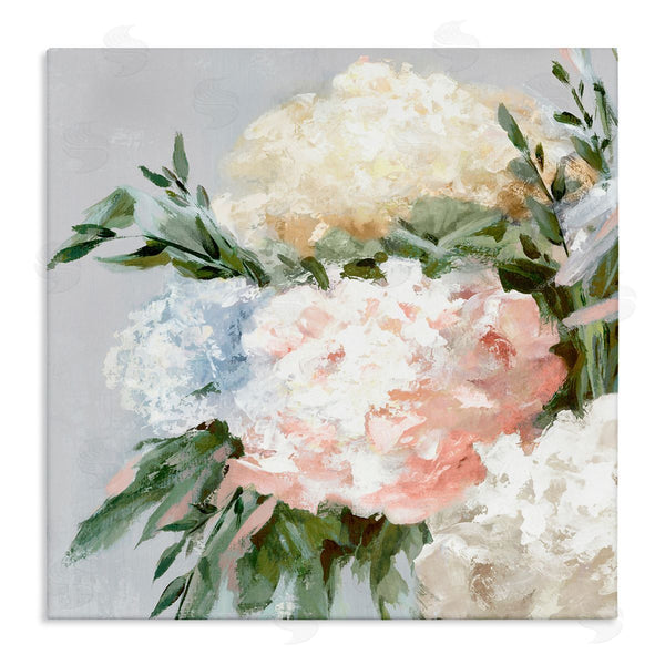 stupell industries Alex Black | Pastel Hydrangea Blossoms Wall Art