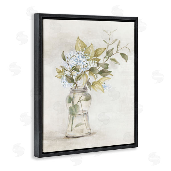 Stupell Industries Alex Black | Soft Cottage Blooms Vase Wall Art