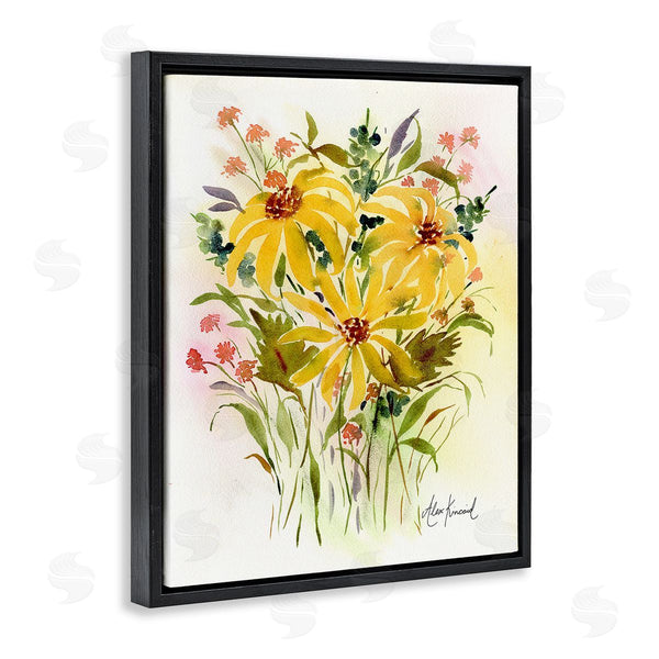 Stupell Industries Alexandria Gilbert Kincaid | Abstract Daisy Bunches Wall Art