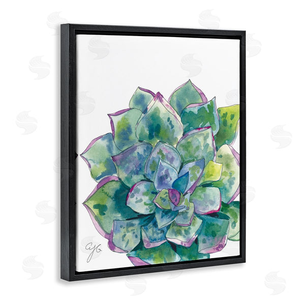 Stupell Industries Alexandria Gilbert Kincaid | Abstract Succulent Watercolor