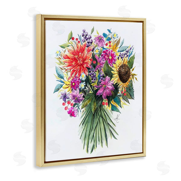 Stupell Industries Alexandria Gilbert Kincaid | Bright Wildflower Bouquet