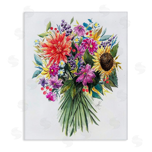 stupell industries Alexandria Gilbert Kincaid | Bright Wildflower Bouquet