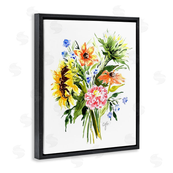 Stupell Industries Alexandria Gilbert Kincaid | Country Bunches Bouquet Wall Art