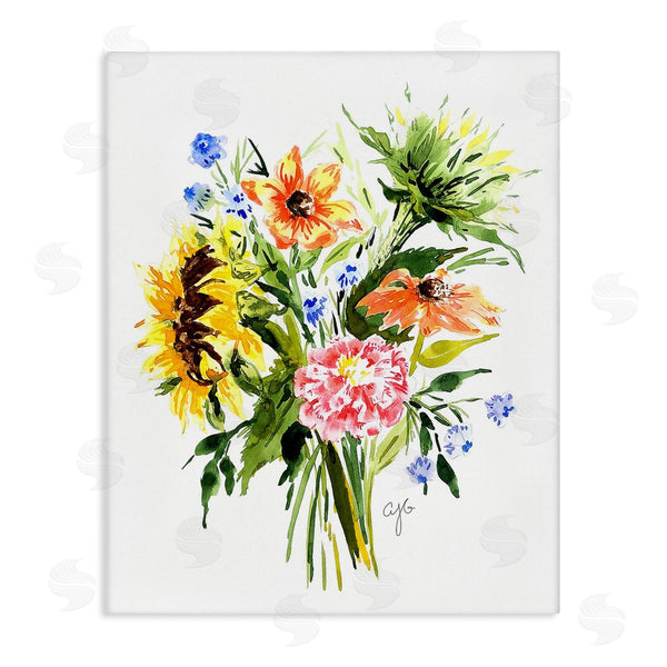stupell industries Alexandria Gilbert Kincaid | Country Bunches Bouquet Wall Art