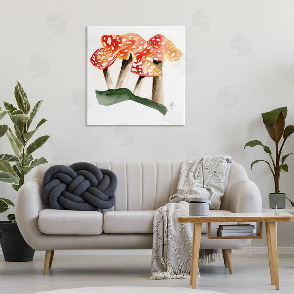 Stupell Industries Alexandria Gilbert Kincaid | Dotted Red Mushrooms Wall Art