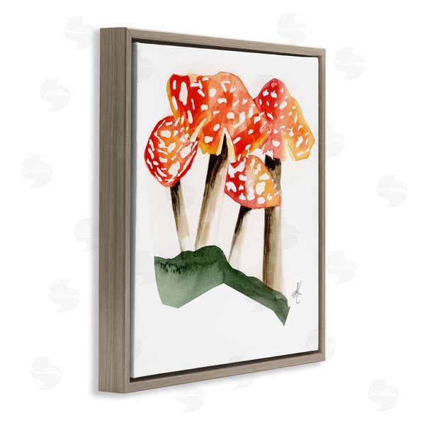 Stupell Industries Alexandria Gilbert Kincaid | Dotted Red Mushrooms Wall Art
