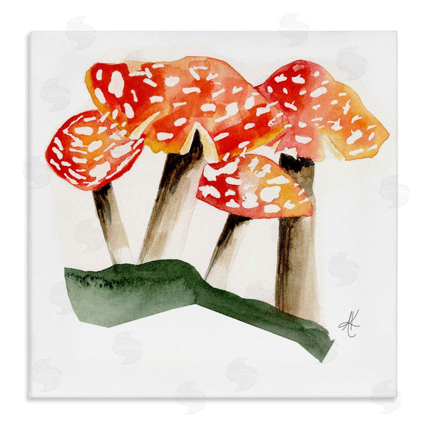 stupell industries Alexandria Gilbert Kincaid | Dotted Red Mushrooms Wall Art