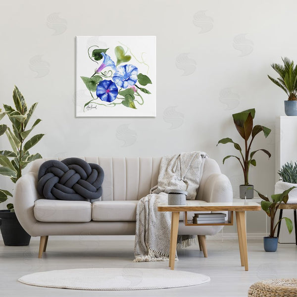 Stupell Industries Alexandria Gilbert Kincaid | Minimal Morning Glories Wall Art