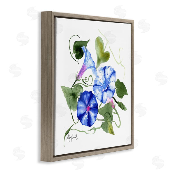 Stupell Industries Alexandria Gilbert Kincaid | Minimal Morning Glories Wall Art