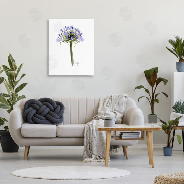 Stupell Industries Alexandria Gilbert Kincaid | Minimal Purple Anther Wall Art