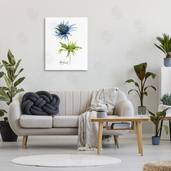 Stupell Industries Alexandria Gilbert Kincaid | Minimal Thistle Flower Wall Art