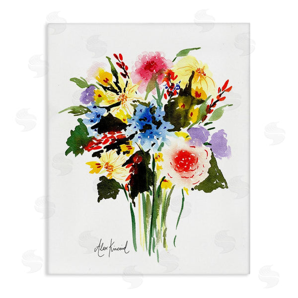 stupell industries Alexandria Gilbert Kincaid | Modern Bright Bouquet Wall Art