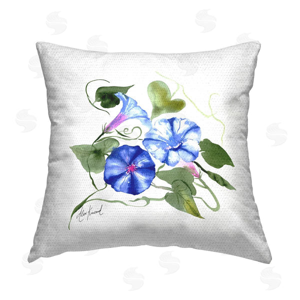 Stupell Industries Alexandria Gilbert Kincaid | Morning Glory Buds Printed Throw Pillow